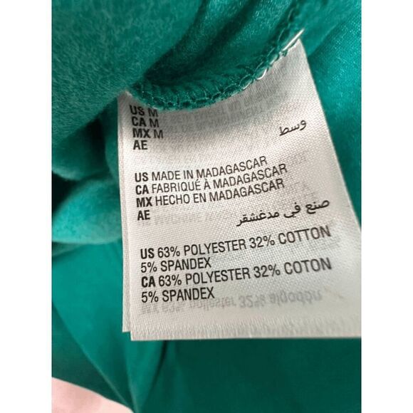 Club Room Men's Stretch Quarter-Zip Fleece Sweatshirt - Marine Green M - Picture 4 of 5